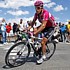 Kim Kirchen in the lead during stage 15 of the Tour de France 2007